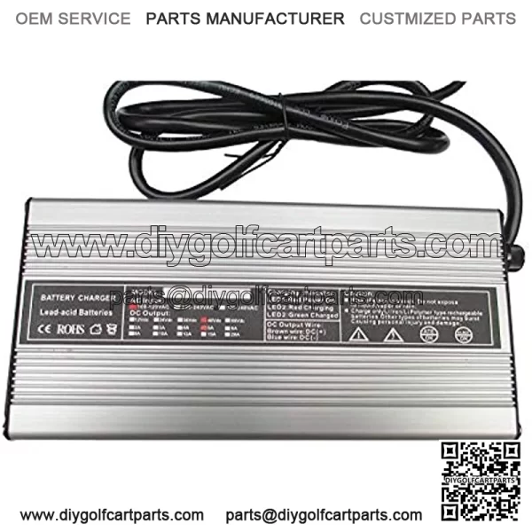 Club Car 48 Volt for Golf Cart Battery Charger 5 amp - with 3 Pin Charge Plug - Image 2