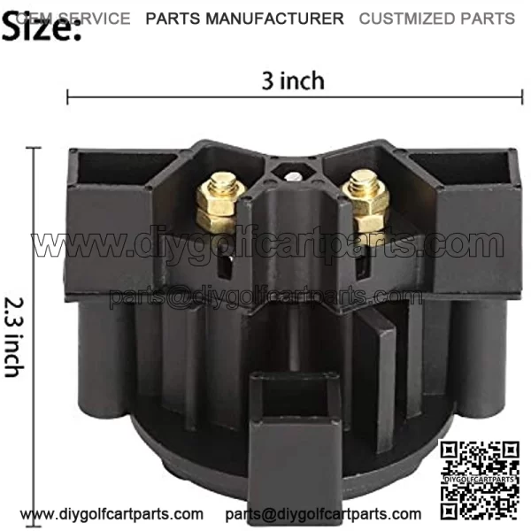 2 Prong Charger Plug Receptacle for EZGO, Yamaha, Club Car 36 Volt Electric Golf Cart - Image 2