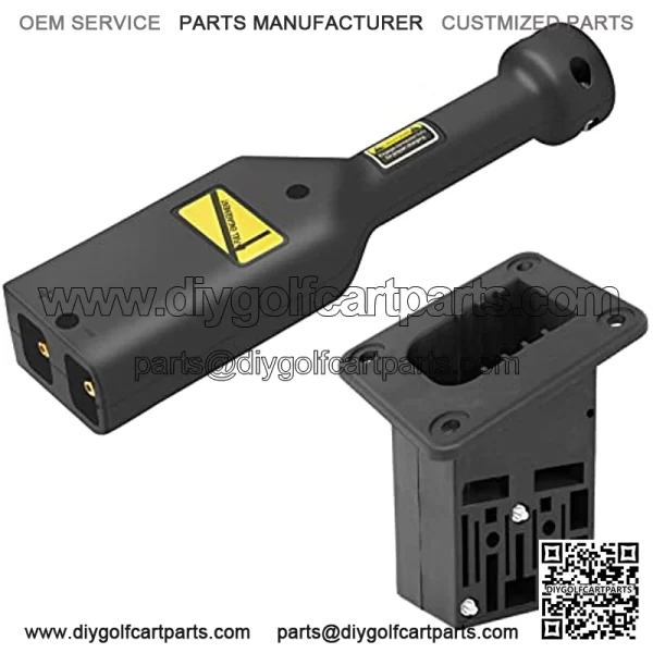 Golf Cart Charger Plug and Socket, 36V Powerwise Charger Receptacle, for EZGO Medalist TXT 1996 Up Electric Golf Carts Replaces Part Number 73345-G01??73063-G01 - Image 2