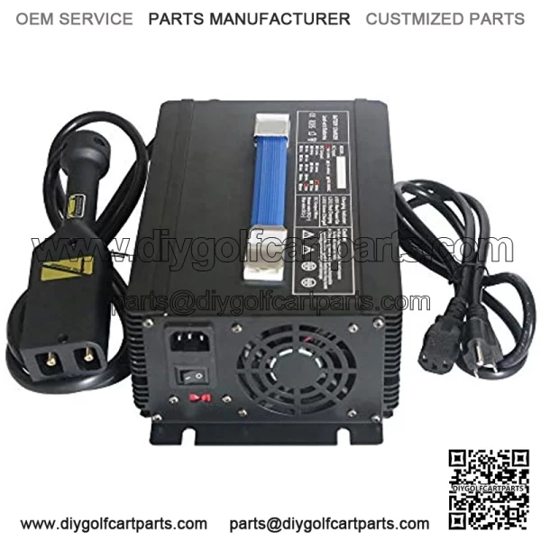 36V 20A Battery Charger for EZGO EZ-GO TXT 96-Up Golf Cart, Powerwise Style D-Plug