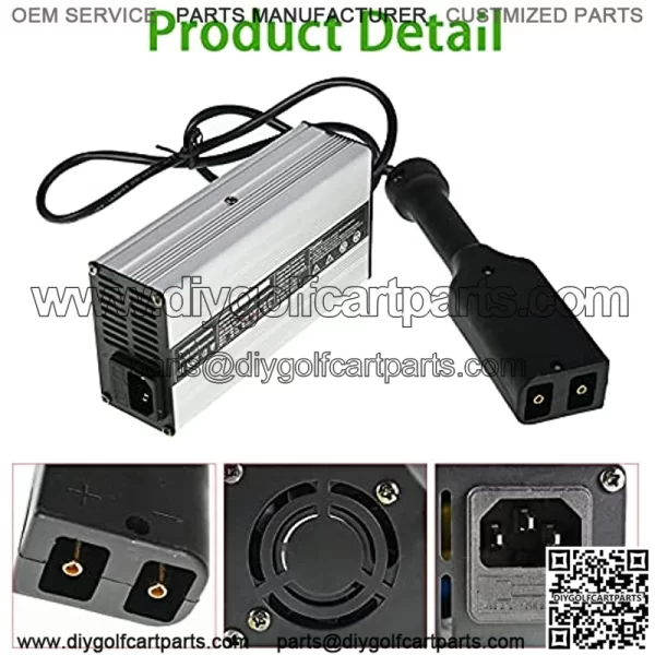 Cargador de bater??a 36V 5AD enchufe de repuesto para carrito de golf EZGO TXT Medalist - Image 3