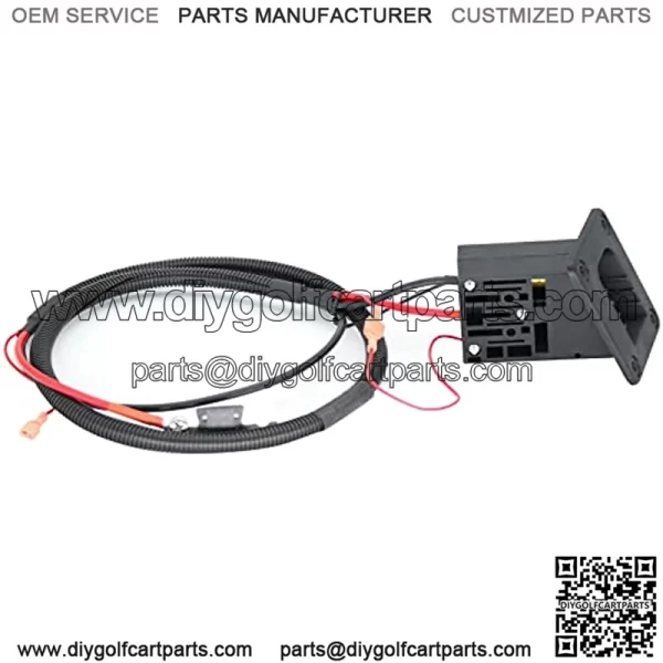 Golf cart Charger Receptacle??36V Powerwise Charger Receptacle Fit??for EZGO Golf Cart Medalist & TXT DCS/PDS Item??with Harness. OEM#73345G01/73051-G29+73063-G01 - Image 2