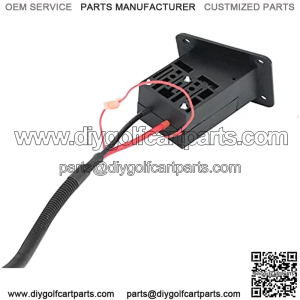 Golf cart Charger Receptacle??36V Powerwise Charger Receptacle Fit??for EZGO Golf Cart Medalist & TXT DCS/PDS Item??with Harness. OEM#73345G01/73051-G29+73063-G01 - Image 3