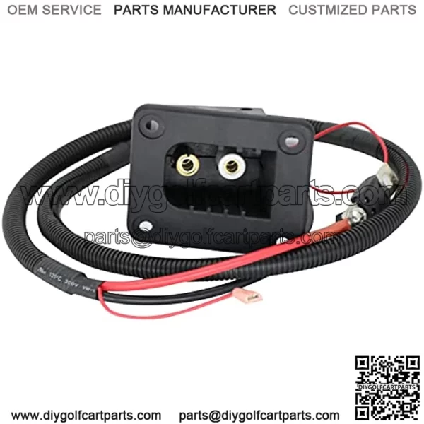 Golf cart Charger Receptacle??36V Powerwise Charger Receptacle Fit??for EZGO Golf Cart Medalist & TXT DCS/PDS Item??with Harness. OEM#73345G01/73051-G29+73063-G01 - Image 4