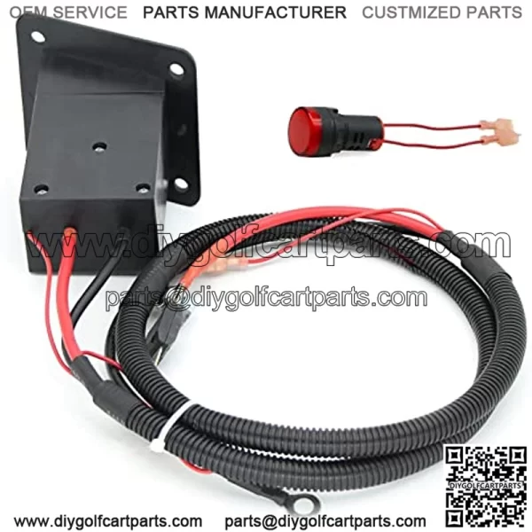 Golf cart Charger Receptacle??36V Powerwise Charger Receptacle Fit??for EZGO Golf Cart Medalist & TXT DCS/PDS Item??with Harness. OEM#73345G01/73051-G29+73063-G01 - Image 5