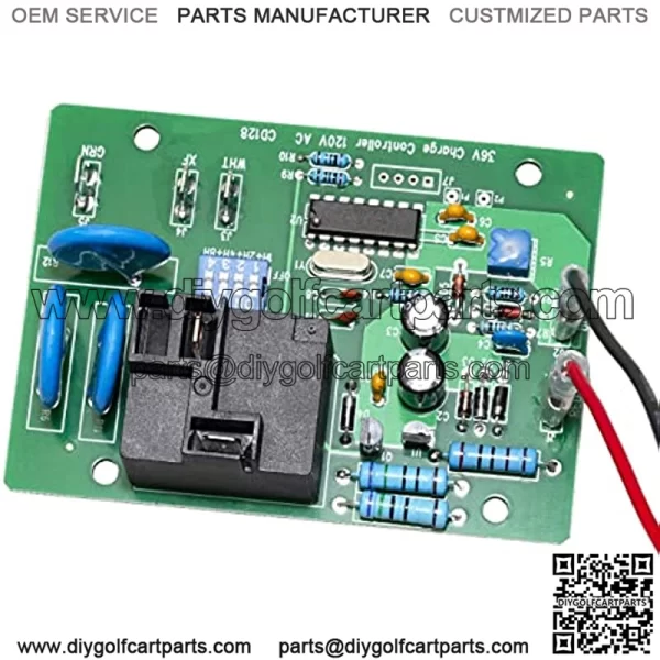 36 Volt EZGO Powerwise Charger Board for Golf Cart -Includes Power Input & Control for Powerwise Chargers Replacement 28667G01 28566G01 28566-G01 28566-G03 - Image 3