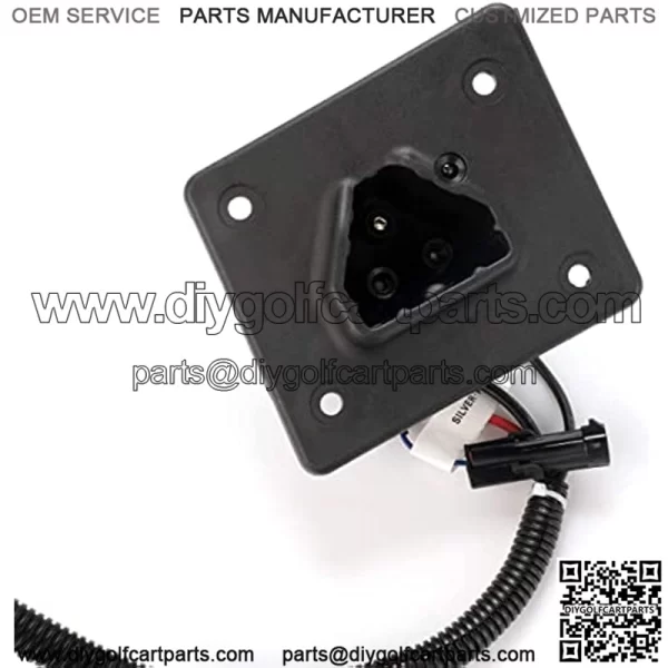 EZGO TXT RXV Charger Receptacle with Harness for 48V Golf Cart Delta-Q Charger Replaces OEM # 602529, 611200, 622417 - Image 4