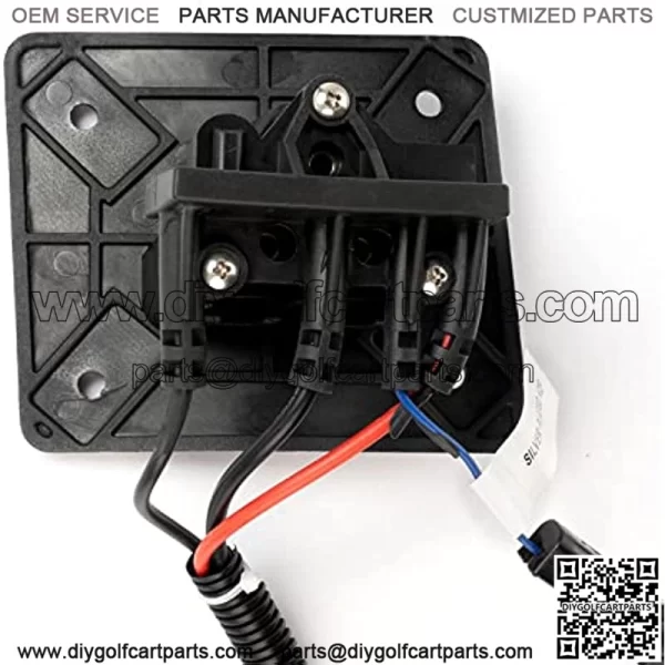 EZGO TXT RXV Charger Receptacle with Harness for 48V Golf Cart Delta-Q Charger Replaces OEM # 602529, 611200, 622417 - Image 5