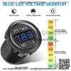 12V USB Outlet Socket Panel, Waterproof Cigarette Lighter Socket Dual USB Car Charger 2.1A & 2.1A with LED Voltmeter ON-Off Rocker Toggle Switch for Car Boat Marine Motorcycle RV DIY Kit - Image 4