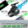 [2022 New] 12V USB Outlet/Outlet/Quick Charge 4.0 PD Type C/Quick Charge 3.0 USB Charger Socket/ADSDIA 12V/24V USB C Outlet/90W Waterproof Car Power Socket for Car, Boat, Motorcycle, Golf - Image 2