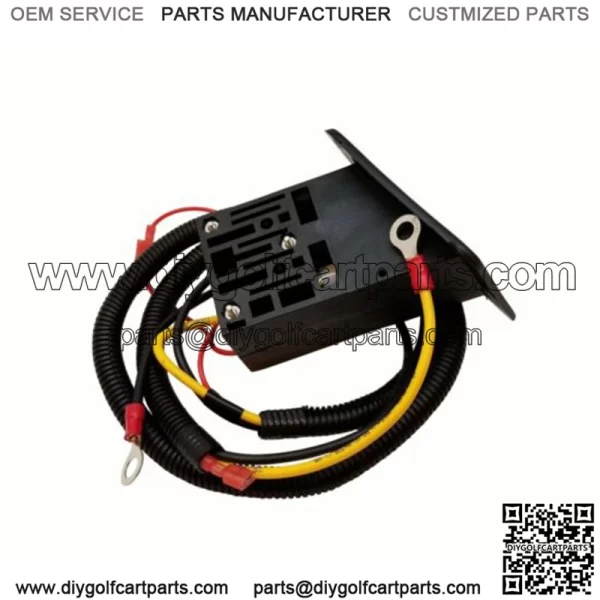 Charger Receptacle W/ Reed Switch & Wiring For EZGO TXT D style Charger Plug - Image 4