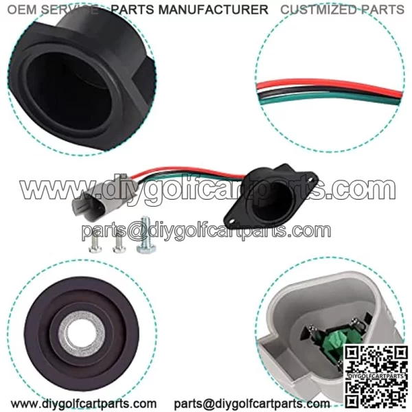 Golf Cart Speed Sensor for Club Car DS and Precedent 2004-up, with High Speed Magnet IQ Speed Sensor for Golf Cart with ADC Motor 102704901 102265601 - Image 4