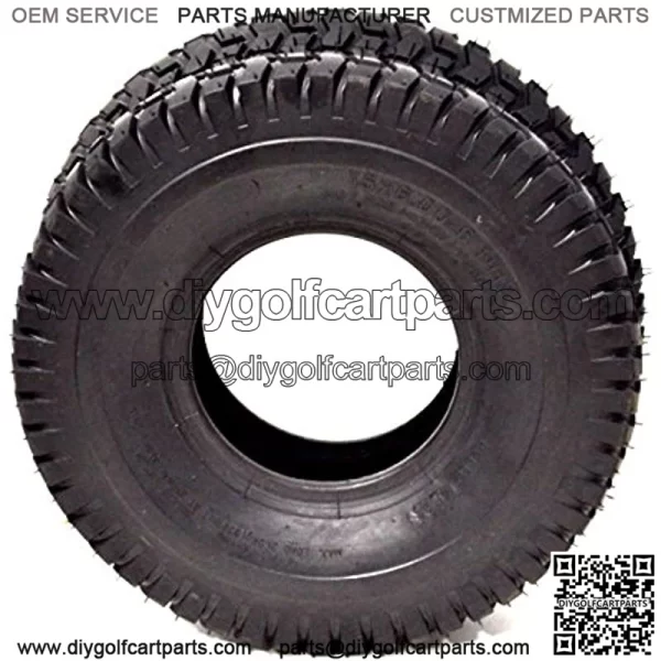 2PK 15x6.00-6 15x6.00x6 15x6x6 15x6-6 4PLY Commercial Turf Lawn Mower Tires Compatible with Scag JD Kubota - Image 3