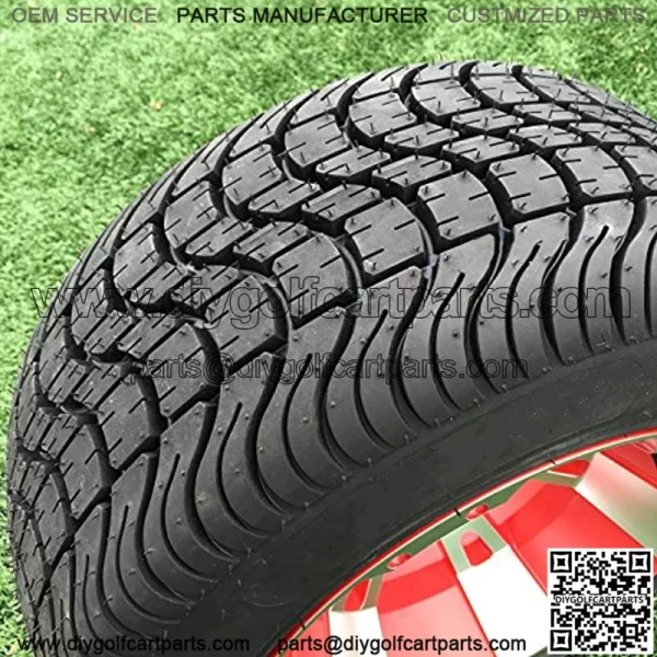 205/50-10 DOT Low Profile Golf Cart Tires - Set of 4 - Image 2