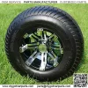 10" Black Wheels and 205/65-10 Comfortride DOT Tires - Set of 4