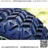 14" Vampire GloBlack Aluminum Wheels and 23X10-14 All Terrain Tire Combo - Set of 4 - Image 2