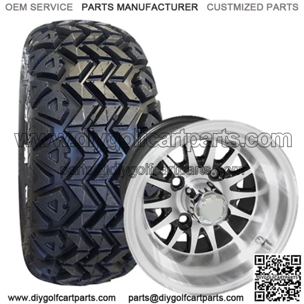 22x11-10" Tire & Wheel (22" Tall Pre-Mounted) - Image 2