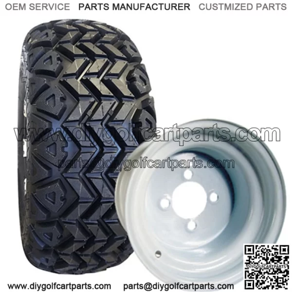 22x11-10" Tire & Wheel (22" Tall Pre-Mounted) - Image 3
