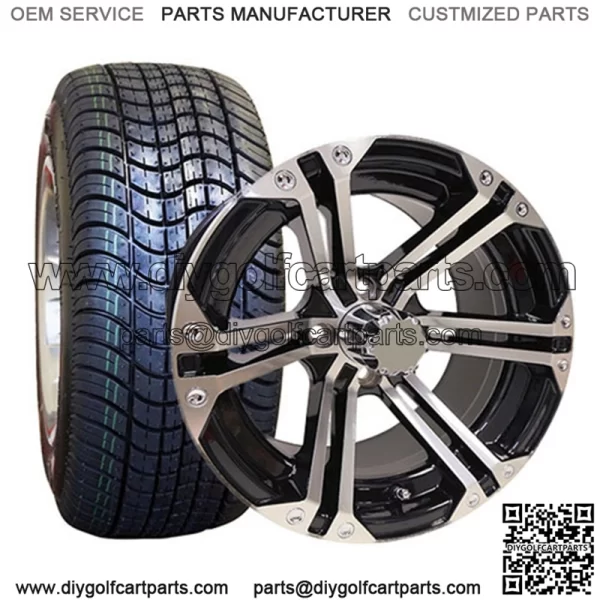 225/30-14" Wheel/Tire Combo (19.5" Tall Premounted)