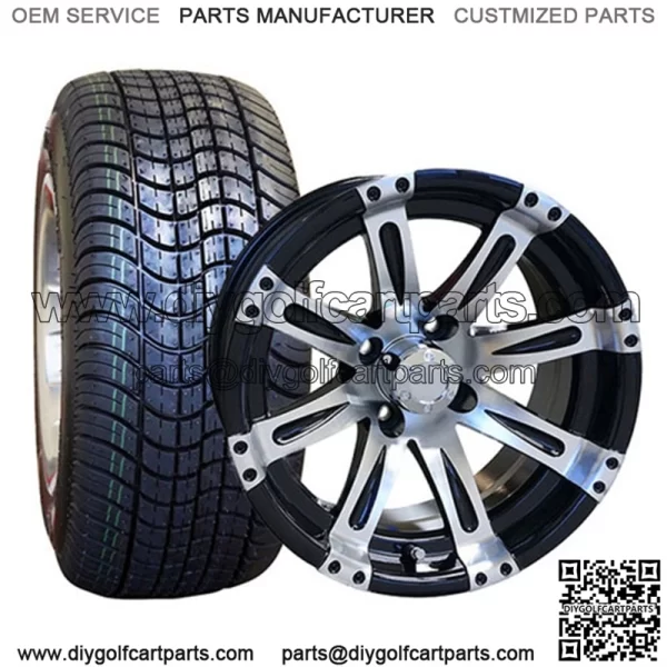 225/30-14" Wheel/Tire Combo (19.5" Tall Premounted) - Image 2