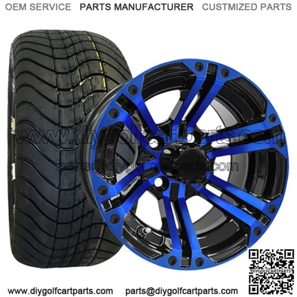 215/40-12" Tire & Wheel Combo (18.5" Tall Premounted) - Image 3