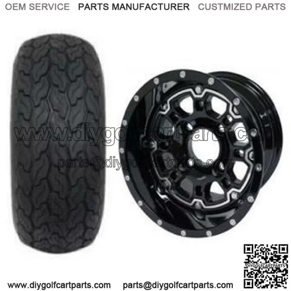18x8.5-10" Tire/Wheel Combo (18" Tall Premounted)