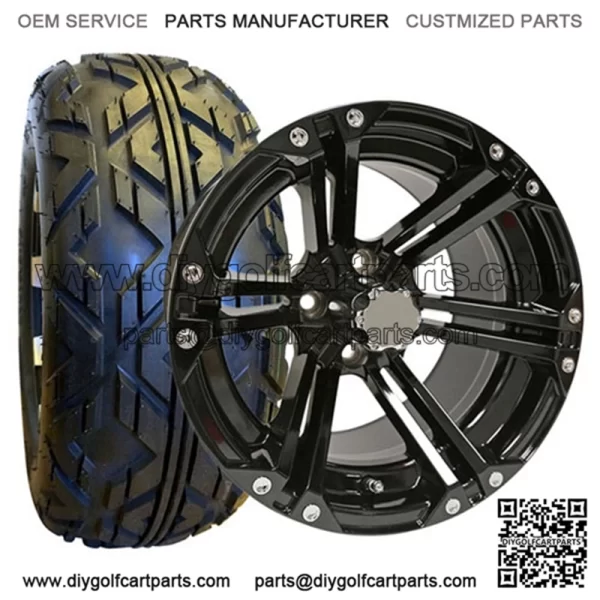 Golf VX 215/35 - 14" Tire & Wheel Combo (20" Tall)