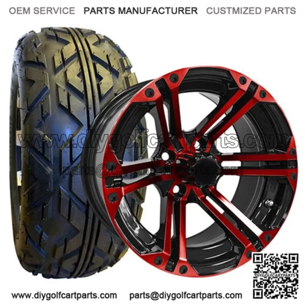 Golf VX 215/35 - 14" Tire & Wheel Combo (20" Tall) - Image 3