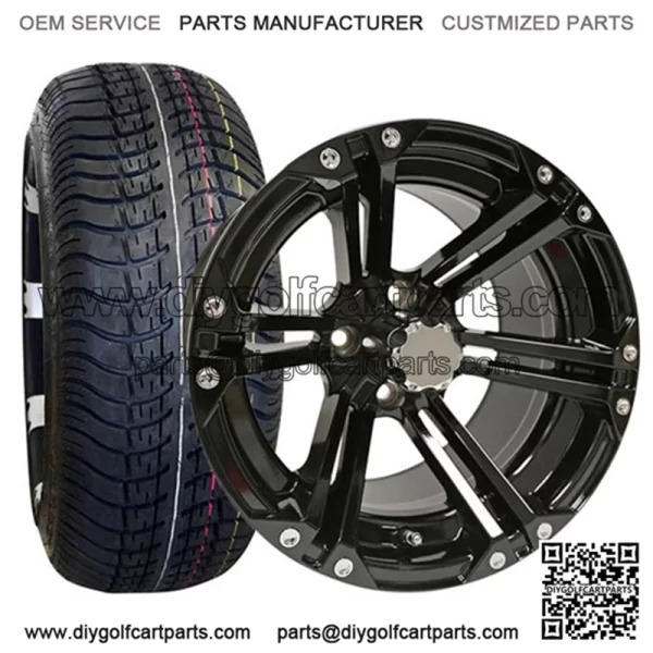 ITP Ultra GT 205/30-14" Golf Cart Tire/Wheel Combo (19" Tall) - Image 3