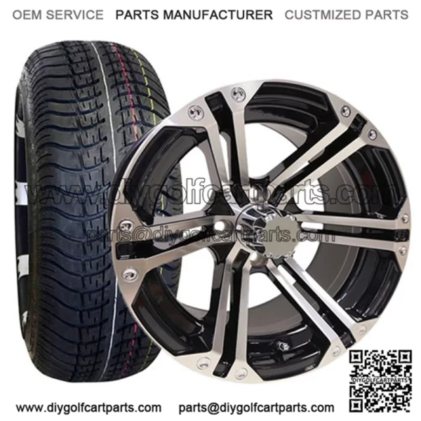 ITP Ultra GT 205/30-14" Golf Cart Tire/Wheel Combo (19" Tall) - Image 4