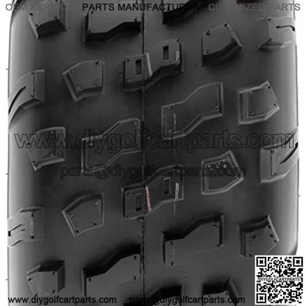 Set of 2 A022 20x10-9 ATV/UTV Off-Road Tires, 6-PR |Knobby Tread - Image 3