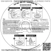 (2-Pcs-Set) New 13x6.50-6 Flat-Free Smooth Tires w/Steel Rim for Lawn Mower Garden Tractor - Hub Length 5.5"-7.1" installed with 3/4" Bore 136506 T161 - Image 3