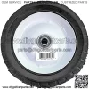 7" Universal Replacement Steel Wheel with 55 lb. Load Rating, Black - Image 2