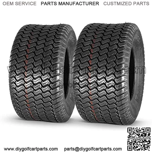 20x10.00-10 Turf Tires for Lawn & Garden Mower Tractor 20x10x10 20x10-10 4 Ply, Set of 2