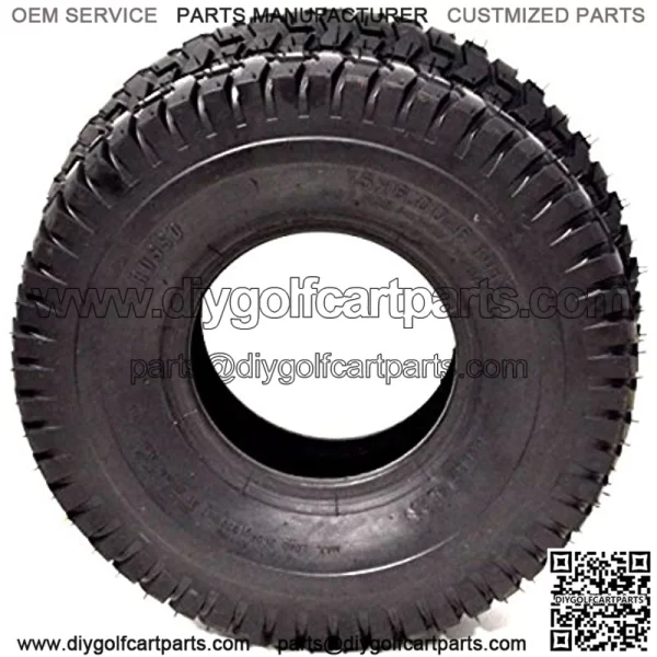 2PK 15x6.00-6 15x6.00x6 15x6x6 15x6-6 4PLY Commercial Turf Lawn Mower Tires Compatible with Toro Scag JD Kubota - Image 3