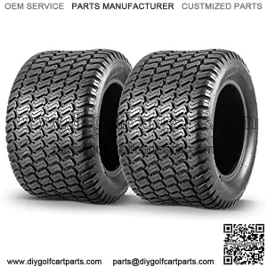 2Pcs Lawn & Garden Turf Tire 18x10.50-10 18x10.50x10 Tubeless 4 Ply P332