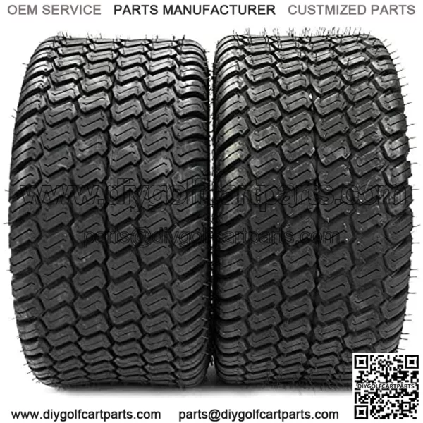 Set of 2 18x9.50-8 Turf Lawn Mower Tire 18/9.50-8 4PR Golf Cart Tractor Turf Tires - Image 3