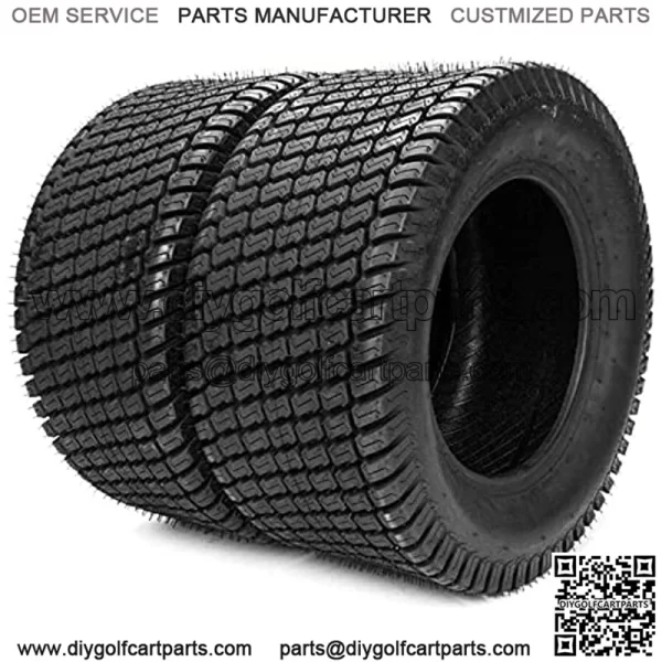 2Pcs New 4PLY 24x12.00-12 Tires 24x12x12 Turf Lawn Mower Tires - Image 2