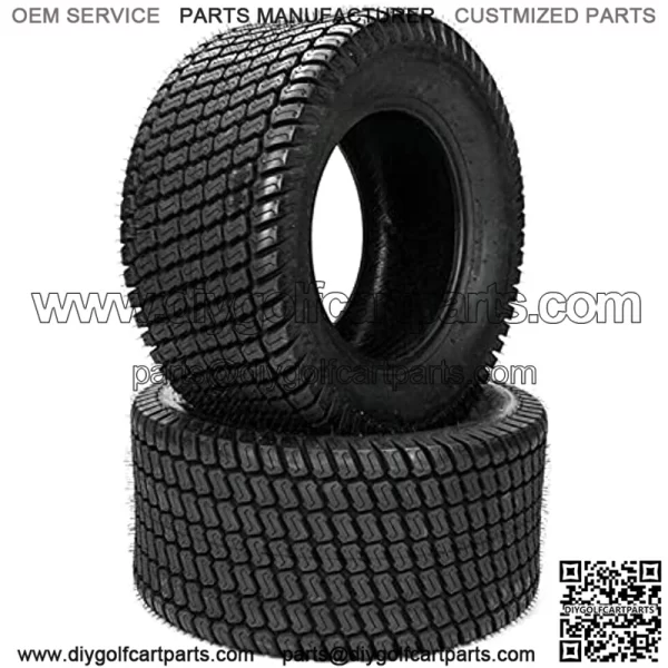 2Pcs New 4PLY 24x12.00-12 Tires 24x12x12 Turf Lawn Mower Tires - Image 3
