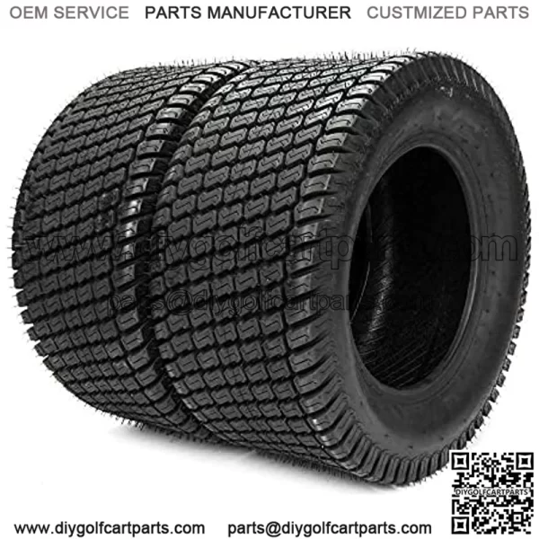 2Pcs Lawn Mower Turf Tires 20x10-8 Tractor Turf Garden Golf Cart Tires 20x10x8 4PR Tubeless