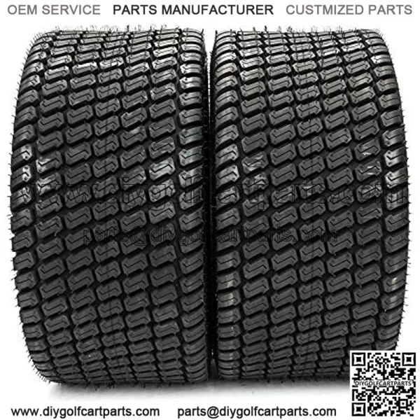 2Pcs Lawn Mower Turf Tires 20x10-8 Tractor Turf Garden Golf Cart Tires 20x10x8 4PR Tubeless - Image 2