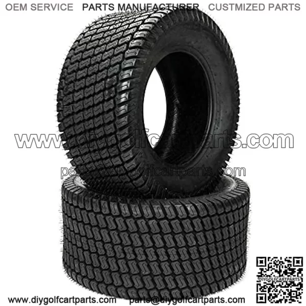 2Pcs Lawn Mower Turf Tires 20x10-8 Tractor Turf Garden Golf Cart Tires 20x10x8 4PR Tubeless - Image 3
