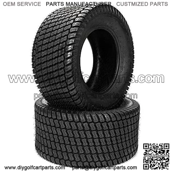 Set of 2 Lawn Mower Turf Tires 23x10.50-12 for Garden Tractor Golf Cart Tire 23x10.50x12 4PR Tubeless - Image 2