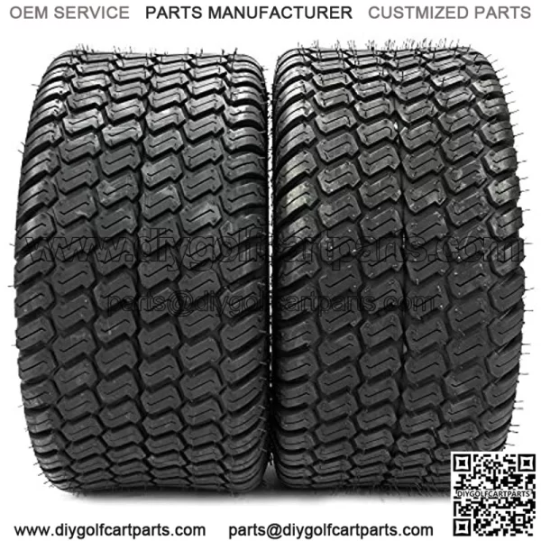 2PCS Lawn Mower Golf Cart Turf Tires-18x9.50-8 4PR - Image 2