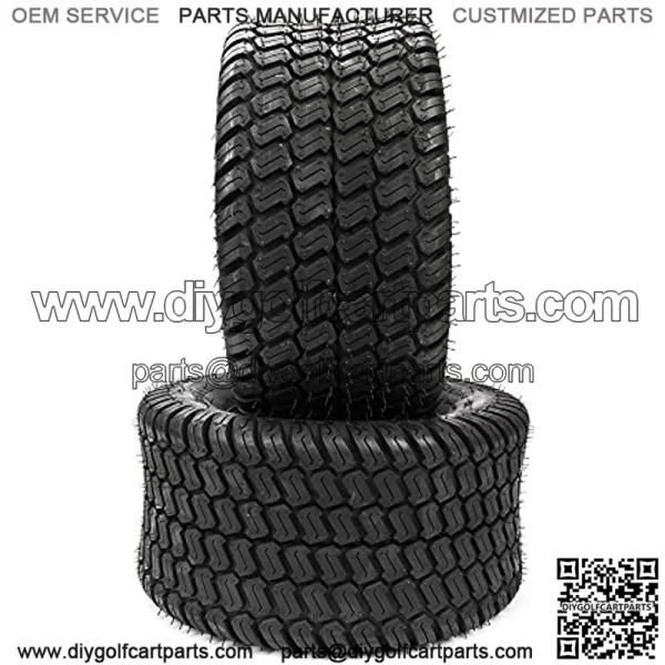 2PCS Lawn Mower Golf Cart Turf Tires-18x9.50-8 4PR - Image 3
