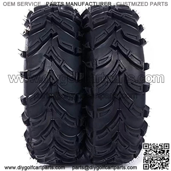 2PCS 26X9-12 6PR 26" ATV UTV all-terrain Tires Rear Tires 26/9/12 Tubeless Tires Front Left Right Tire