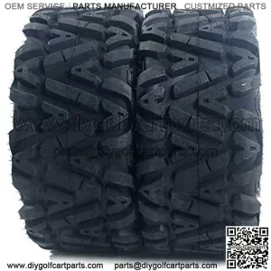 Set of 2 A-line tread AT 27x11-12 27x11x12 ATV UTV Tires All-Terrain 6 Ply Tubeless