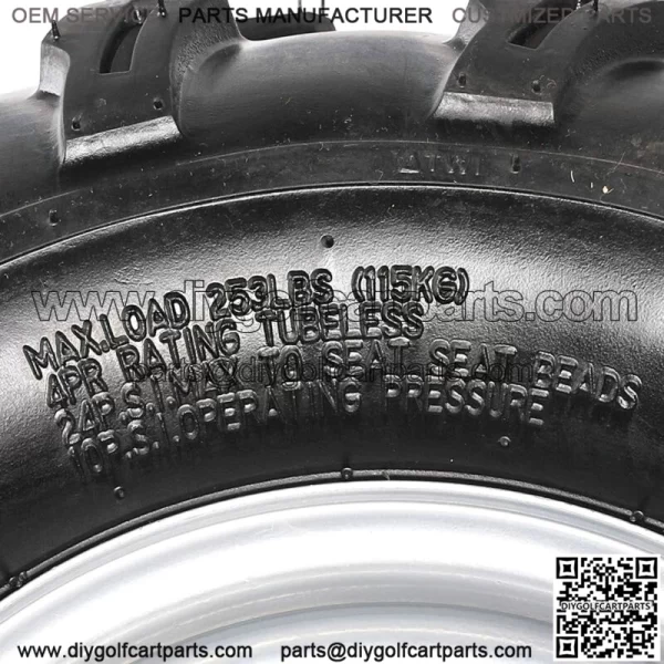 GOLF CART 8" Tire RIM WHEELS 18x9.5-8 KNOBBY TIRES (SET OF 2) 18x9.5x8 - Image 4