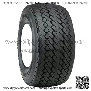 Set of 4 Golf Cart Street Course Tires Only 18x8.5-8 Duro Sawtooth 6 Ply
