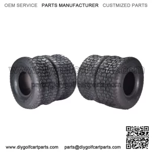 Golf Cart Tires 4 Set 18x9.5-8 18x9.50-8 18x9.5x8 4PLY 5mm Tread Depth
